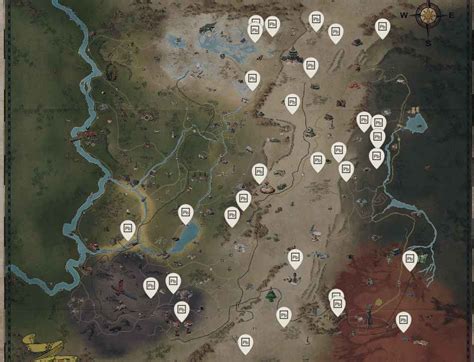 This is a quick and easy Resource map (for faster viewing) brought to you by Reddit User FloorBelow. . Fallout 76 lead deposits map